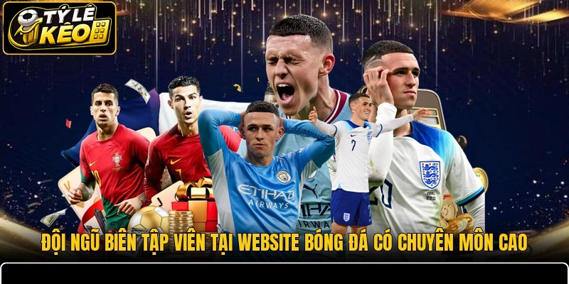 Đội ngũ biên tập viên tại website bóng đá có chuyên môn cao