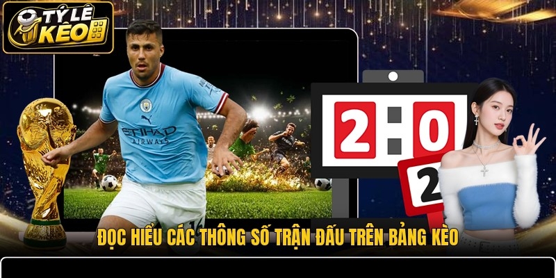 Đọc hiểu các thông số trận đấu trên bảng kèo