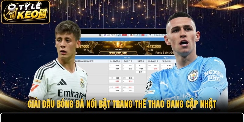 Giải đấu bóng đá nổi bật trang thể thao đang cập nhật