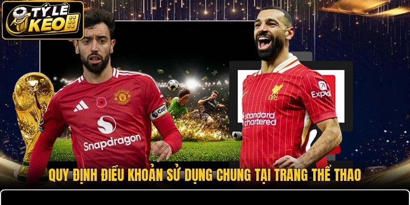 Quy định điều khoản sử dụng chung tại trang thể thao