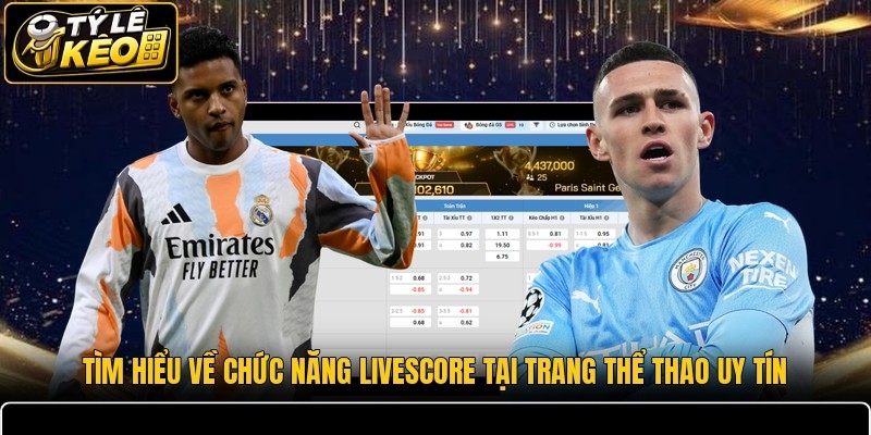 Tìm hiểu về chức năng livescore tại trang thể thao uy tín