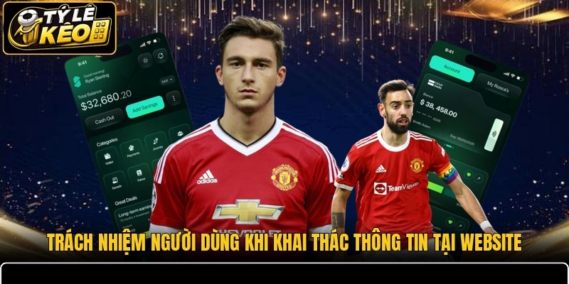 Trách nhiệm người dùng khi khai thác thông tin tại website